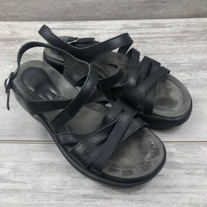 DANSKO black strappy sandal